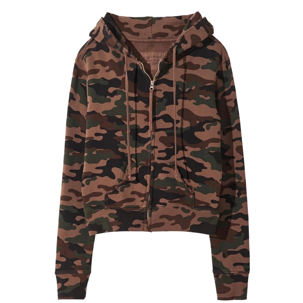 Nili Lotan Callie Zip Up Hoodie